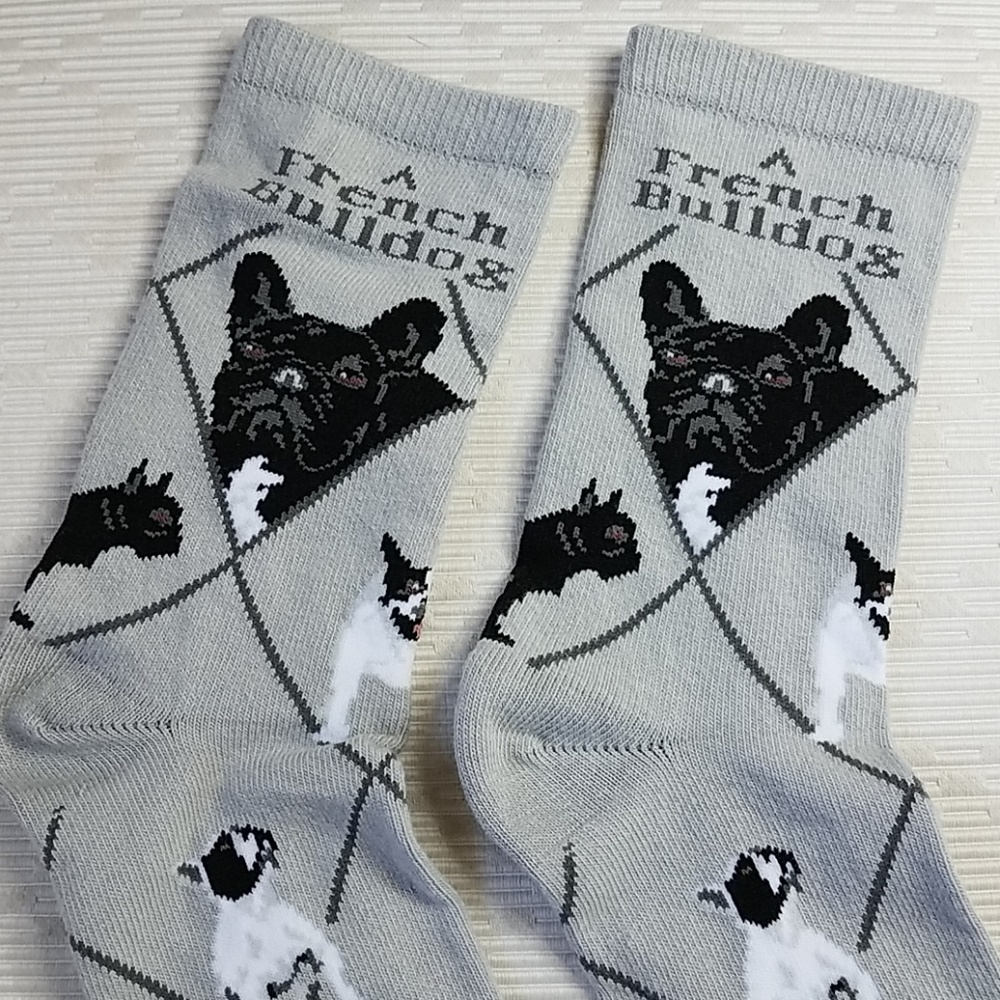 NEW * FRENCH BULLDOG socks - Picture 4 of 8